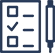 Checkmark with pen